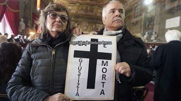 Protesta del personale amministrativo del tribunale di Napoli